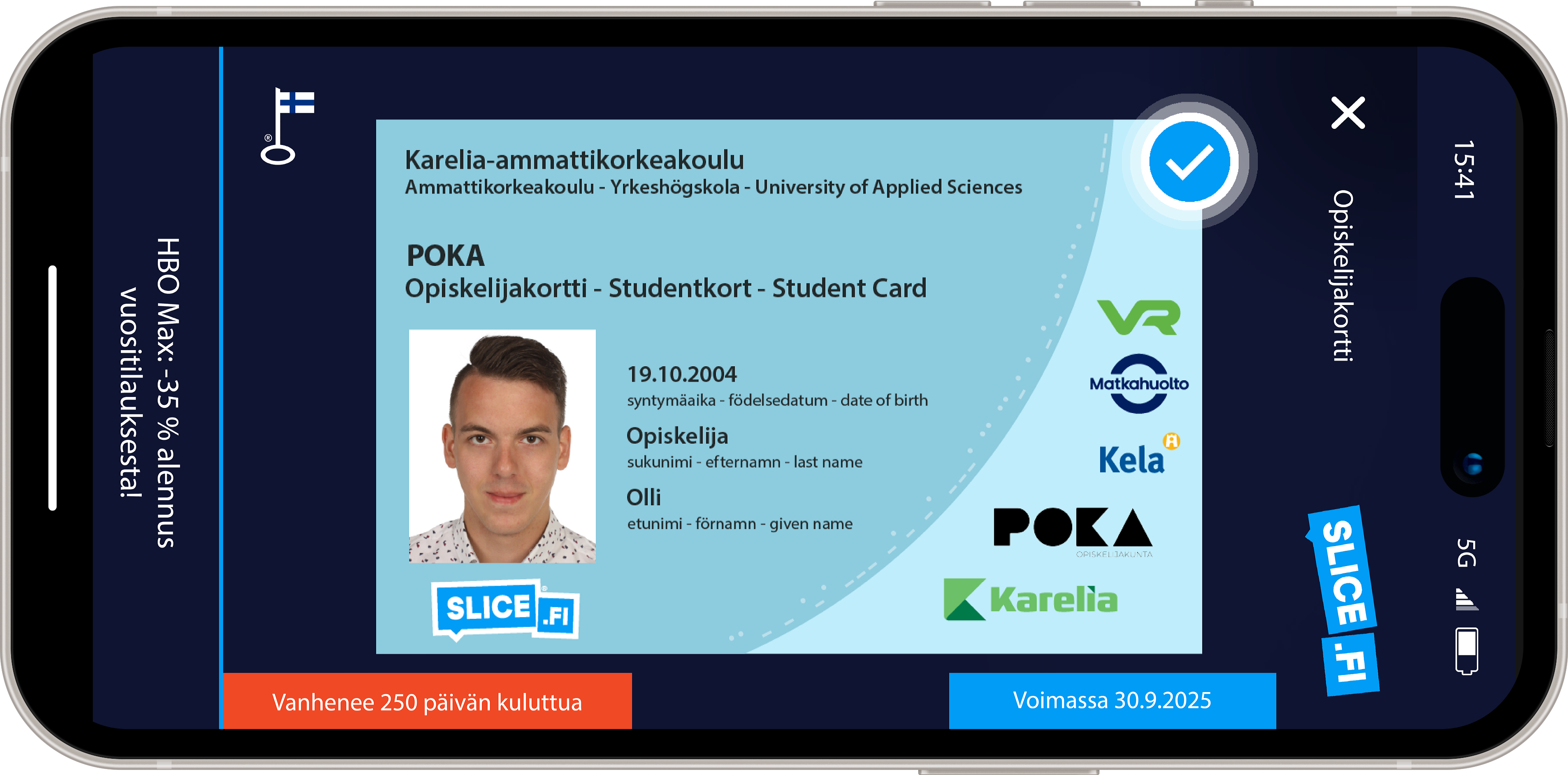 slice student card