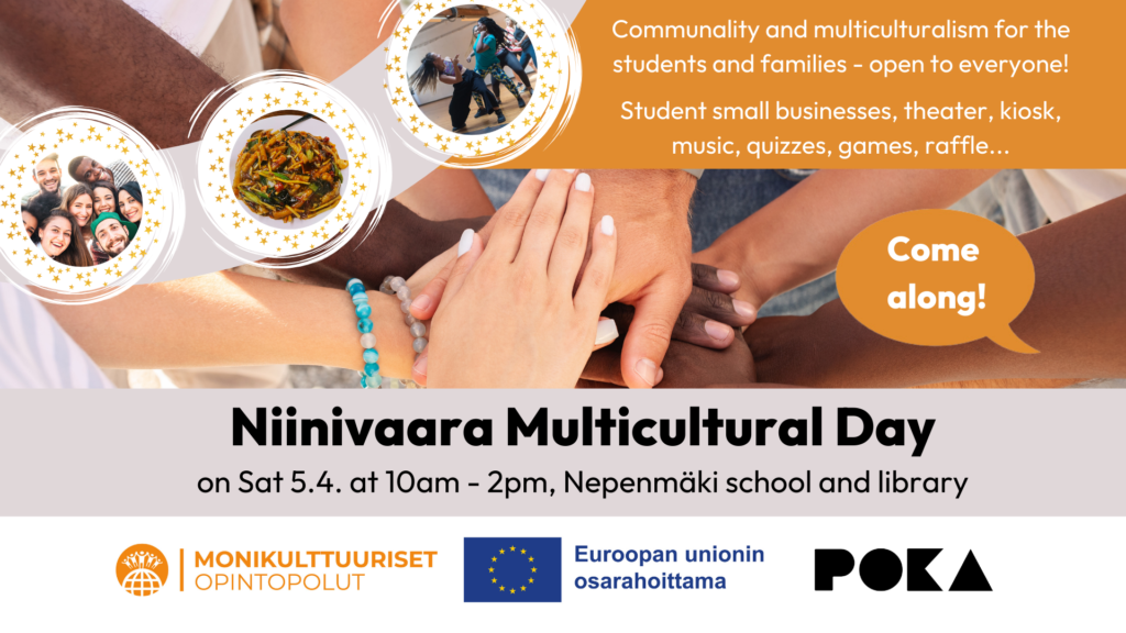 Niinivaara multicultural day on 5.4. at Nepenmäki